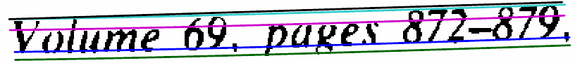 Fig-1: Curved Fitted Baseline